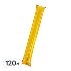 Maket Gamseong 素面加油棒氣球, 120個, 金色