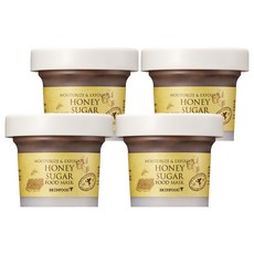 스킨푸드 허니슈가 푸드 마스크 120g, 1개입, 4개