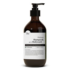 Su organic All In One香氛保濕洗髮沐浴露 09 Rosemary, 1L, 1個