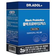 Dradol 黑色益生菌, 30錠, 1個