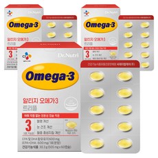 닥터뉴트리 알티지 오메가3 트리플 30.3g, 60정, 3개