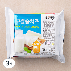 소와나무 고칼슘치즈, 18g, 15개입, 3개