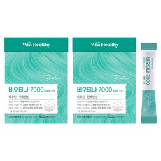 위시헬씨 비오티나 7000 쿨멜팅 스틱, 60g, 2개