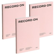 ICONIC 2026 Record On 日記本 Plan Weekly 計畫本 行事曆, 3個, 04 仙女粉