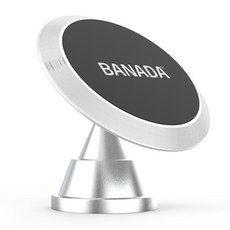 BANADA 車用豪華磁吸支架, 銀色, 1入