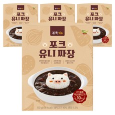 Baby Bonjuk 兒童叉子麵 炸醬, 4個, 150g