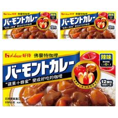 House 好侍 佛蒙特咖哩 辣味, 230g, 3盒