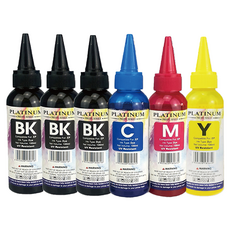 NEXTPAGE 台灣榮工 EPSON 全系列 Dye Ink 可填充染料墨水瓶6件組 100ml, 1組, 黑色 + 彩色