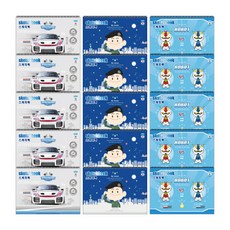 PENPIA 男童印花素描本 15入 隨機出貨, 13張