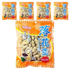 惠香 鹹酥花生 台灣在地傳統美味 嚴選帶殼花生, 130g, 5包