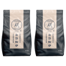 朕 頂級無塵礦砂 白淨細砂 八道除塵 快速凝結 穩定不崩 御用品質, 原味, 8.8lb, 2袋