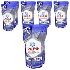 ARIEL 台灣公司貨 抗菌抗臭洗衣精補充包 抗菌去漬型, 405ml, 6包