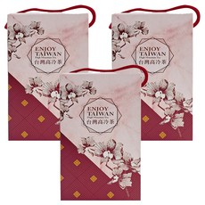 CHA-DING TEA 茶鼎天 台灣高冷茶 三角立體茶包禮盒, 3g x 25包, 3盒