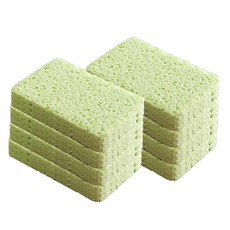 주방 설거지 수세미 그린 AA697-1, 1개, 8개입