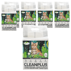ECO Clean 艾可 1.5mm 極細豆腐貓砂 - 活性炭，7L，可沖馬桶，除臭, 6包