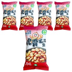 虎尾鎮農會 虎霸王花生 麻辣, 5包, 70g