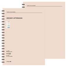 morning glory 6000 主題色SP線圈筆記本 16開 左翻, 2個, 隨機出貨