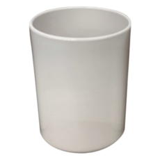 懶角落 壁掛漱口杯置物架杯子 ABS材質, 白色, 8個