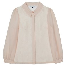 꼼빠니아 시스루 기본 블라우스 CADS2-WRB010