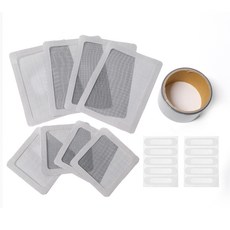 comet 修補用防蟲網 特大號 4p + 大號 4p + 修補膠帶 + 排水孔防蟲網 10p 套組, 1套