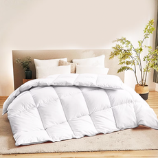 寢室安居 極細手感羽柔被 3kg, 純白