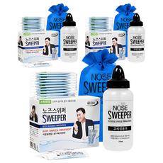 노즈스위퍼 코세척기 + 코세척분말 80포, 3세트