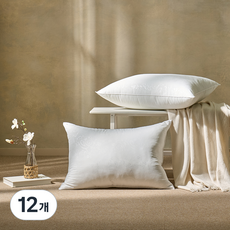 휴가드 마이크로필에버 고중량 높은베개솜, 화이트, 12개