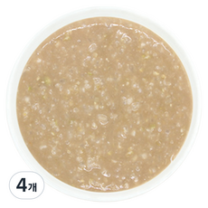 짱죽 실온 이유식 중기 죽1 8개월부터, 160g, 4개, 혼합맛(한우/병아리콩)