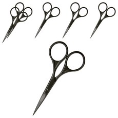 JelloJello 美甲絲綢剪, 黑色, 6個