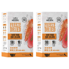 ABSOLUTE HOLISTIC 貓主食凍乾, 鮭魚+鮪魚, 360g, 2盒