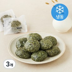 착한떡 제주해풍쑥 밥알찹쌀떡 (냉동), 60g, 3개, 10개입