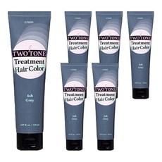 에뛰드 투톤 헤어 컬러 트리트먼트, 7호 애쉬그레이, 6개