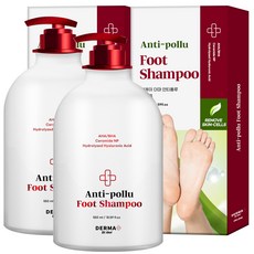 AKei. Anti-Pollu足部清潔液, 1瓶, 2瓶, 550ml