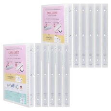 매니아 PP 바인더 파일 30공 A4, 투명, 12개
