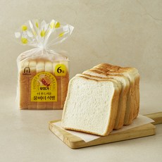 델리팜 더 부드러운 꿀버터 식빵 6개입, 380g, 1개