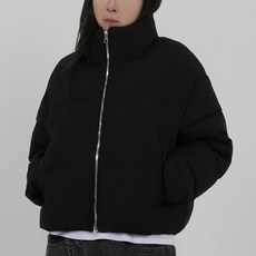 ELSSO 女款立領短版鋪棉夾克
