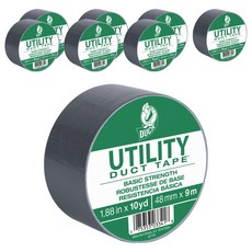 덕테이프 유틸리티 베이직 덕트테이프 48mm x 9m, 그레이, 8개