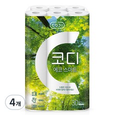 CODI 3層環保智慧捲筒衛生紙, 22m, 30入, 4個