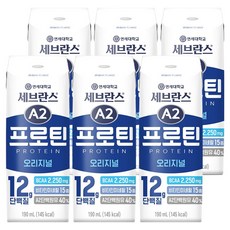 세브란스에이투 연세유업 프로틴 음료 오리지널, 190ml, 6개