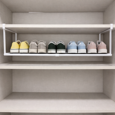 에브라잇 사이즈 조절 신발장 정리대 1단, 화이트, 5개