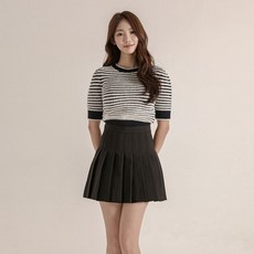 젬블링 A라인 하이웨스트 미니 속바지 골프 테니스 데일리 플리츠 스커트
