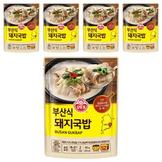 오뚜기 부산식 돼지국밥, 500g, 5개