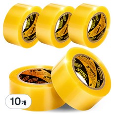 신일 박스테이프 폭 48mm x 길이 40m x 두께 0.57mm, 투명, 10개