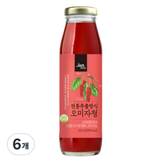 호재준 전통추출방식 오미자청, 325ml, 1개입, 6개