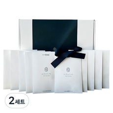 온다숲 옷장 탈취제 방향제 냄새제거 샤쉐 10g x 10p + 선물상자 세트, 2세트, 무화과향