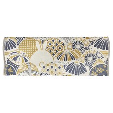 舒柔棉 純棉五層紗浴巾 大(140 x 70cm) 柔軟吸水 親膚透氣, 藍色和風, 1條