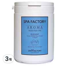 스파팩토리 엘리건트 아로마 버블 입욕제 포레스트, 500g, 3개