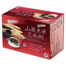 健康時代 山藥黑米芝麻糊 有糖, 30g, 40包, 1盒