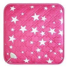 HANIL 星星印花超細纖維電熱毯, Star Pattern Pink, 單人用(45*45cm)