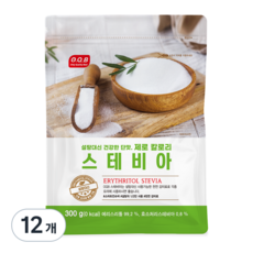 OQB 스테비아, 300g, 12개
